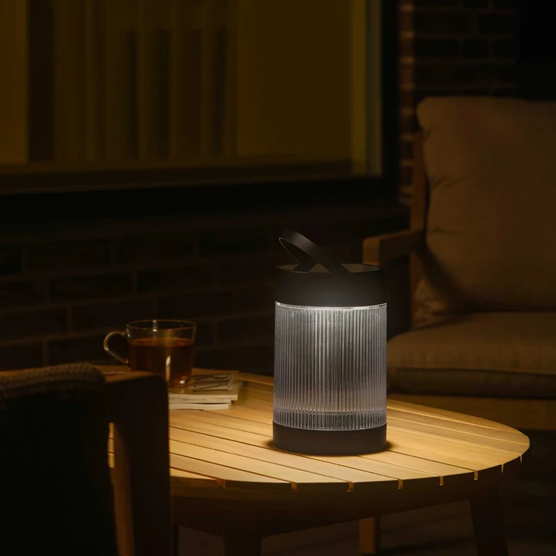 Coupar - Lampe solaire LED nomade en plastique, style contemporain