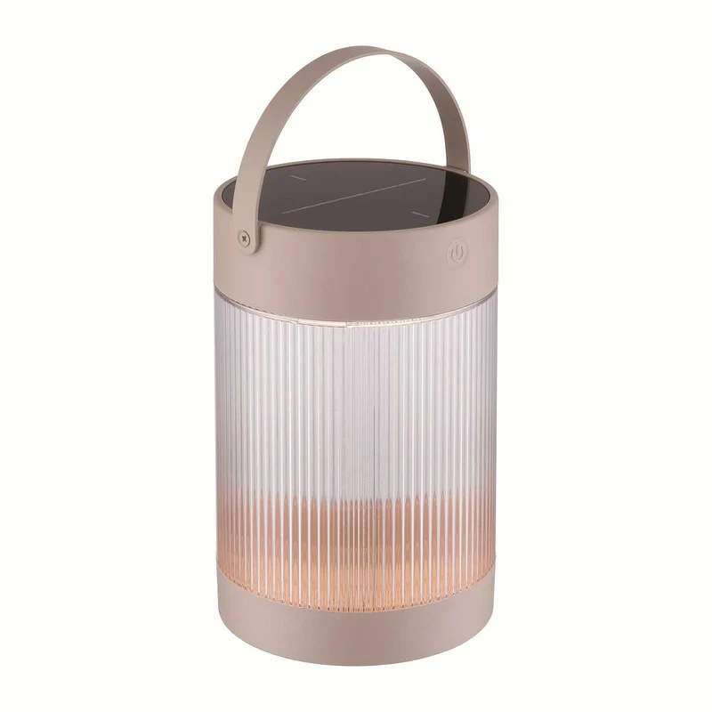 Coupar - Lampe solaire LED nomade en plastique, style contemporain