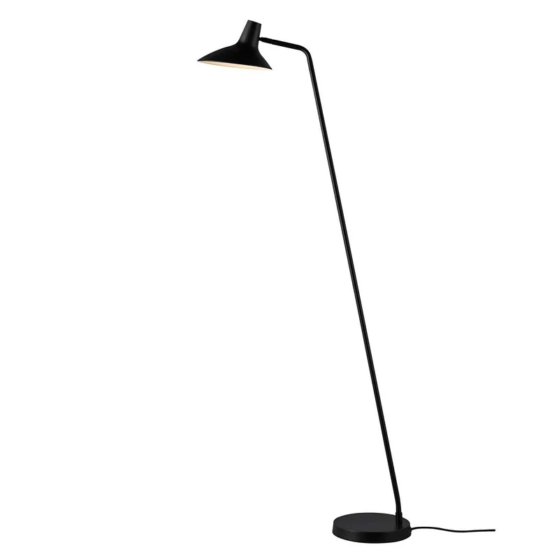 Darci - Lampadaire à long bras en acier, style moderne