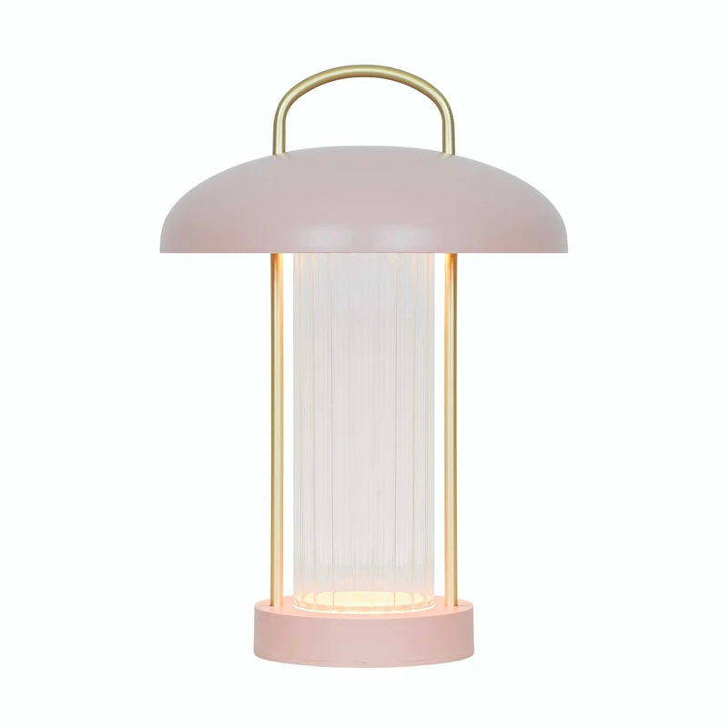 Mirano - Lampe sans fil LED pastel dimmable en acier et plastique, style moderne