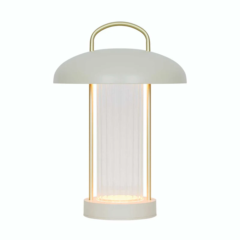Mirano - Lampe sans fil LED pastel dimmable en acier et plastique, style moderne