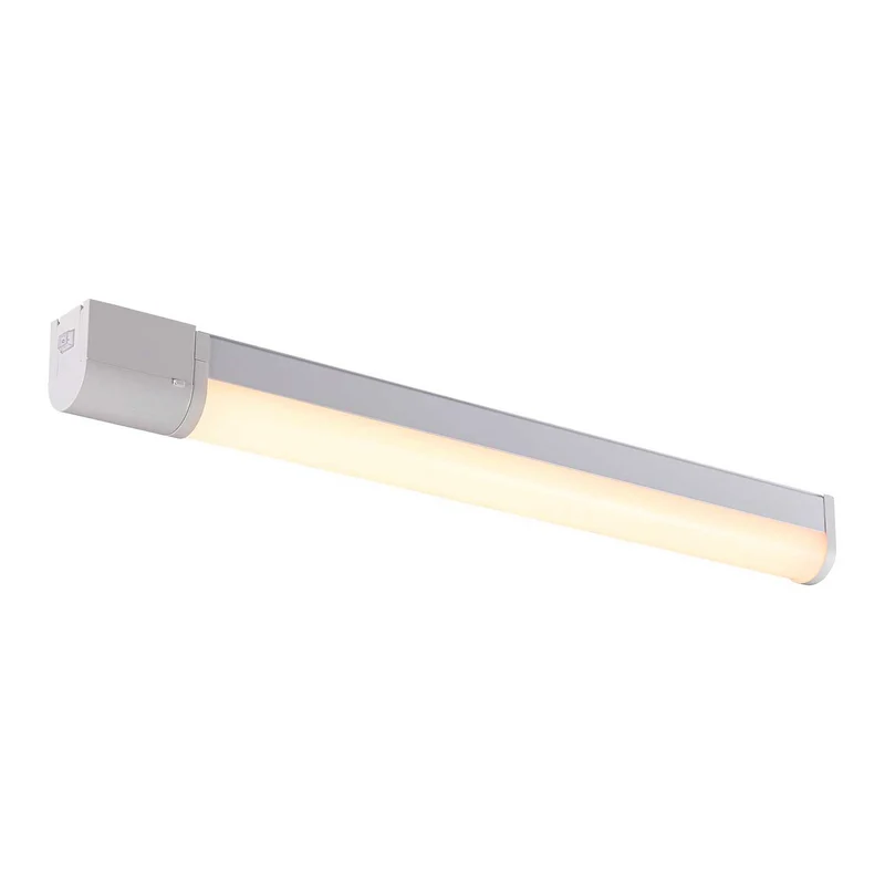 Malaika - Applique murale LED pour miroir avec prise en acier et plastique, style moderne