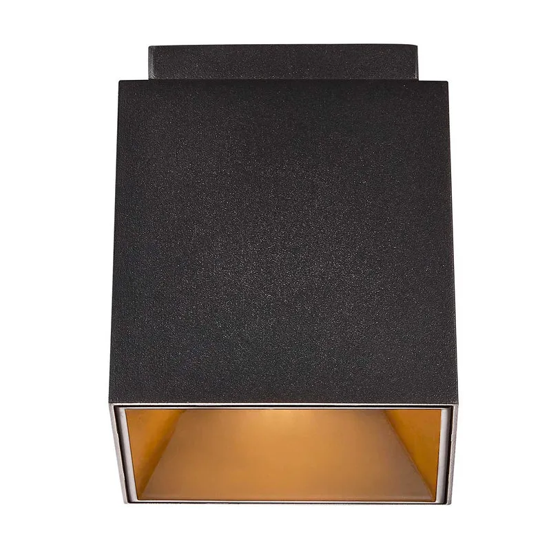 Ethan - Spot en saillie bicolore en acier, style contemporain