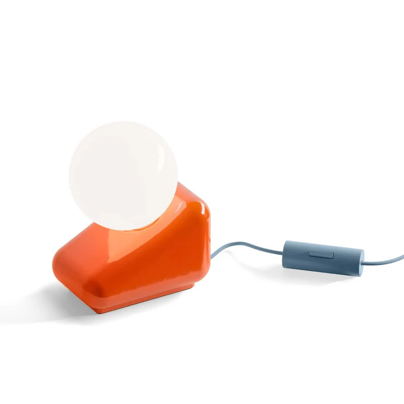 Flip - Lampe à poser en céramique, style éclectique, H 15 cm