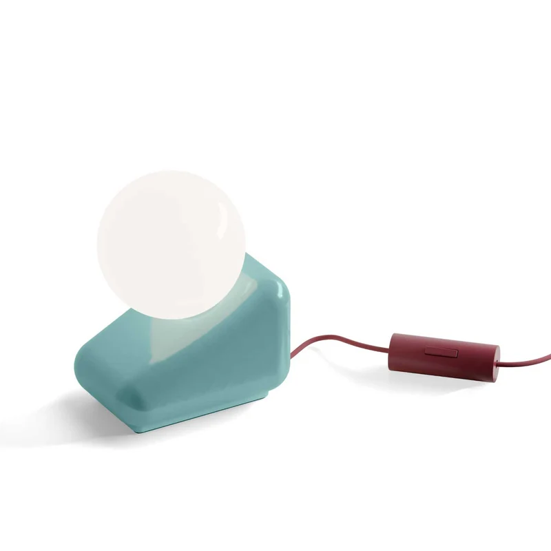 Flip - Lampe à poser en céramique, style éclectique, H 15 cm