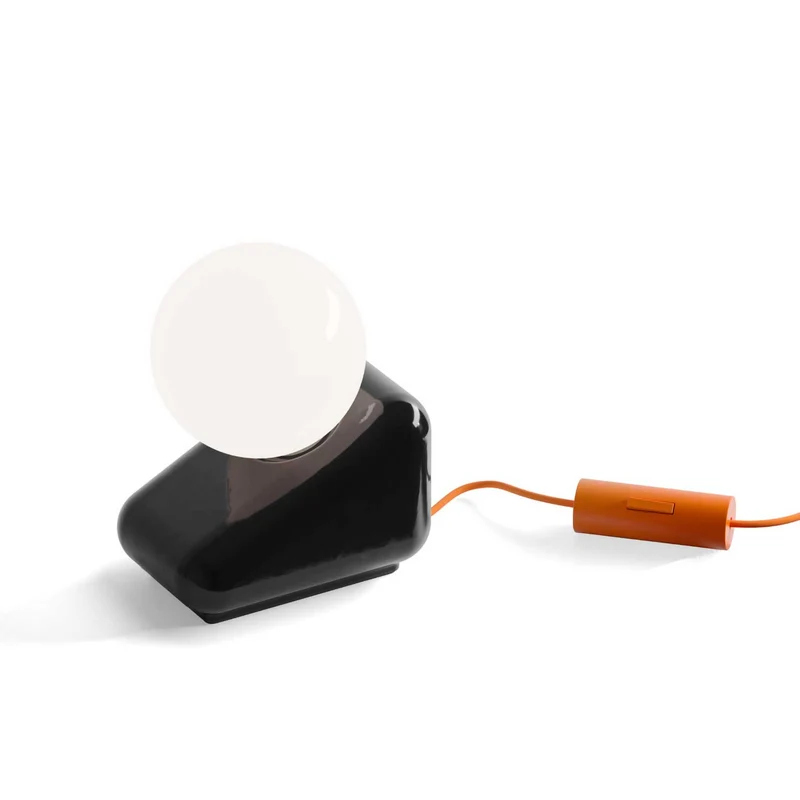 Flip - Lampe à poser en céramique, style éclectique, H 15 cm