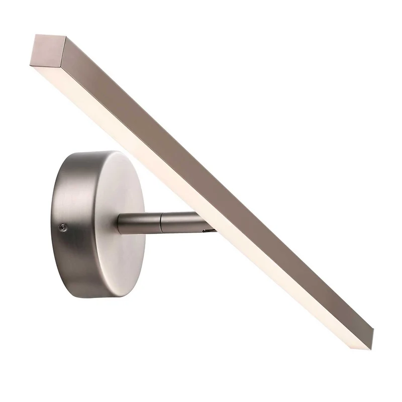 Ip - Applique murale LED pour miroir en acier, style moderne