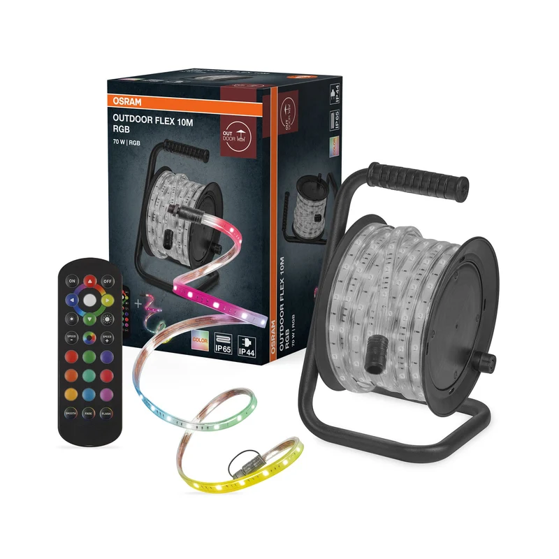 OSRAM STRISCIA LED FLESSIBILE DA ESTERNO RGB 10M RGB Telecomando