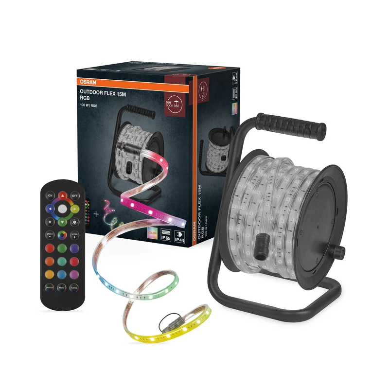 OSRAM STRISCIA LED FLESSIBILE DA ESTERNO RGB 15M TELECOMANDO