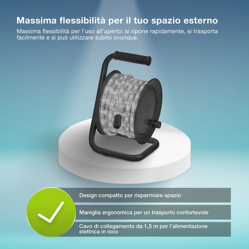OSRAM STRISCIA LED FLESSIBILE DA ESTERNO RGB 15M TELECOMANDO