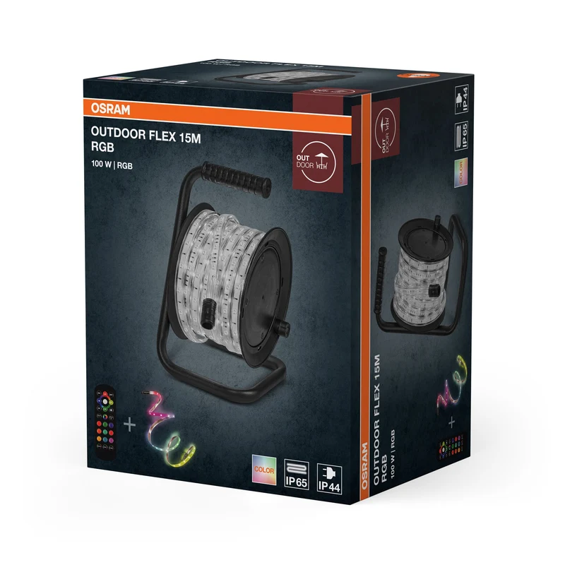 OSRAM STRISCIA LED FLESSIBILE DA ESTERNO RGB 15M TELECOMANDO