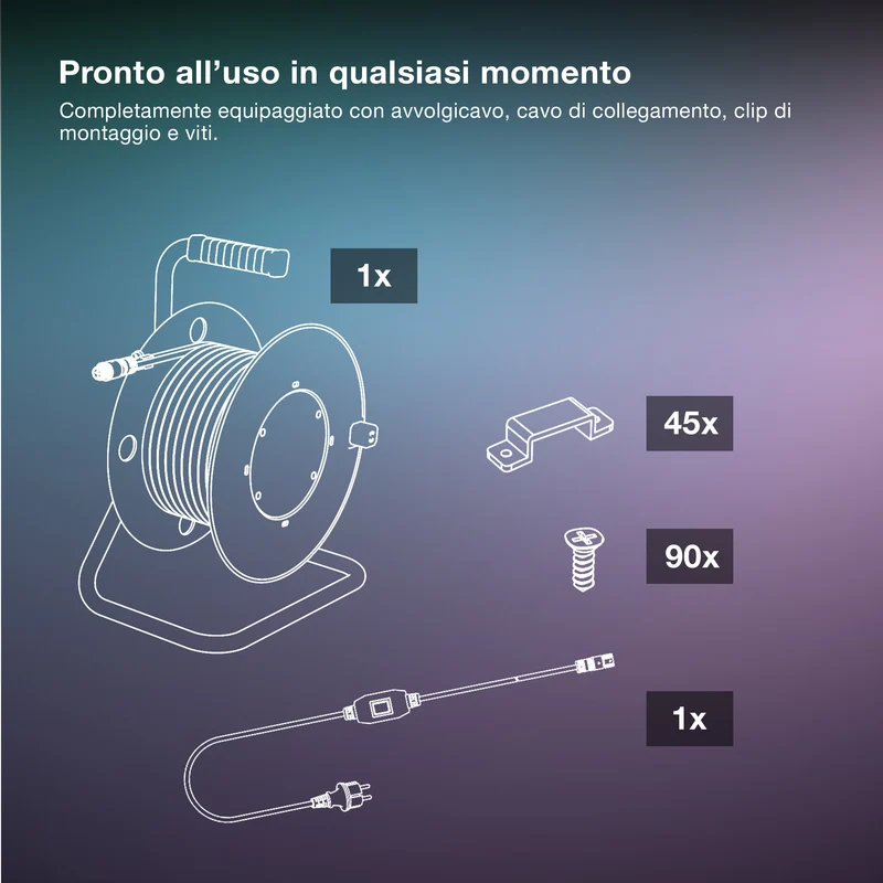 OSRAM STRISCIA LED FLESSIBILE DA ESTERNO IP65 Bianco freddo 4000K 15M IP65