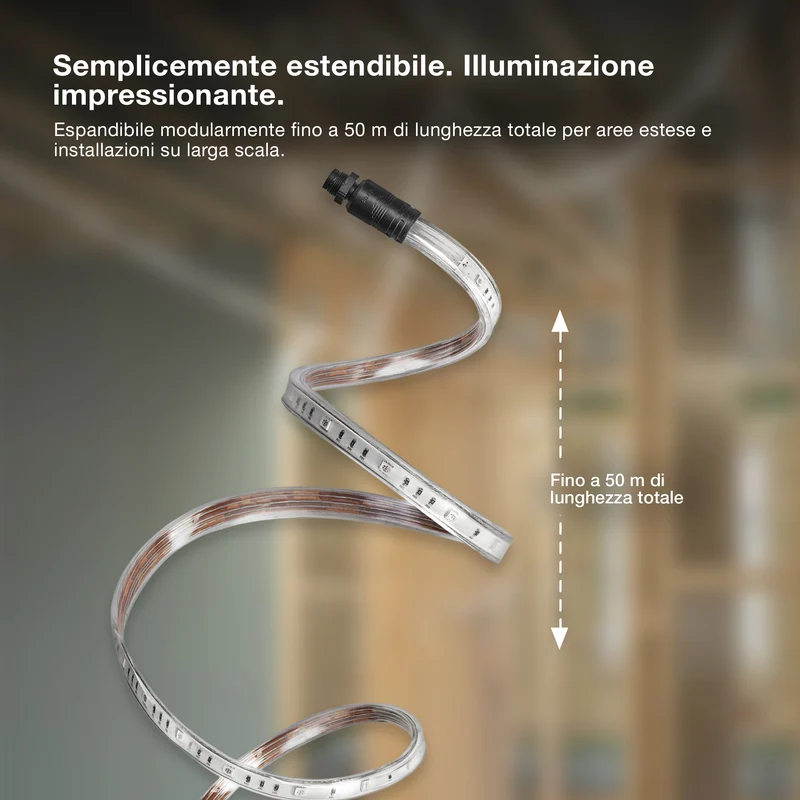 OSRAM STRISCIA LED FLESSIBILE DA ESTERNO IP65 Bianco freddo 4000K 10M IP65