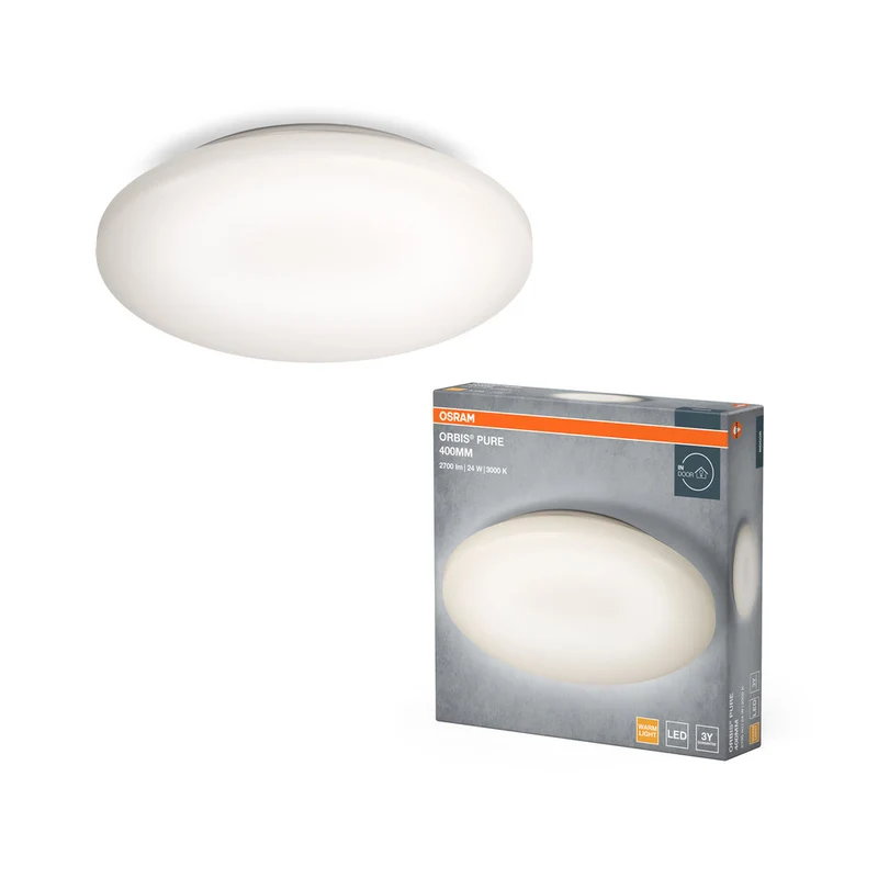 OSRAM ORBIS® Lampada da soffitto Pure 400mm 24W, 1800 lm, 3000 K, Bianco caldo