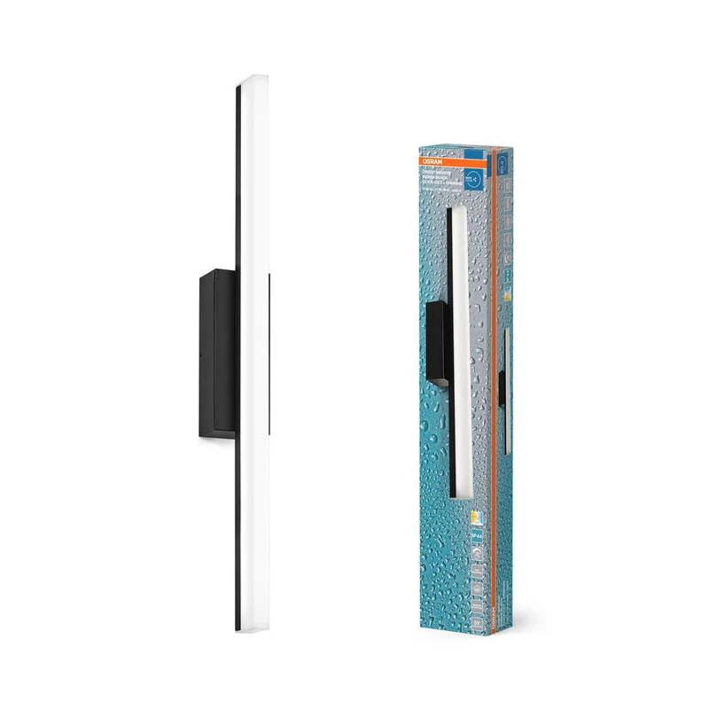 OSRAM Orbis Specchio Lampada da Specchio, Bagno, Click-CCT, 10W, 60cm, nero, IP44