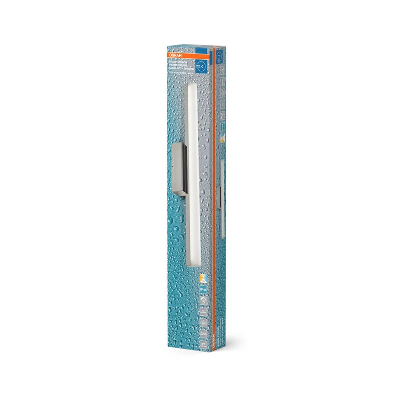 OSRAM Orbis Specchio Lampada da Specchio, Bagno, Click-CCT, 10W, 60cm, Cromo, IP44