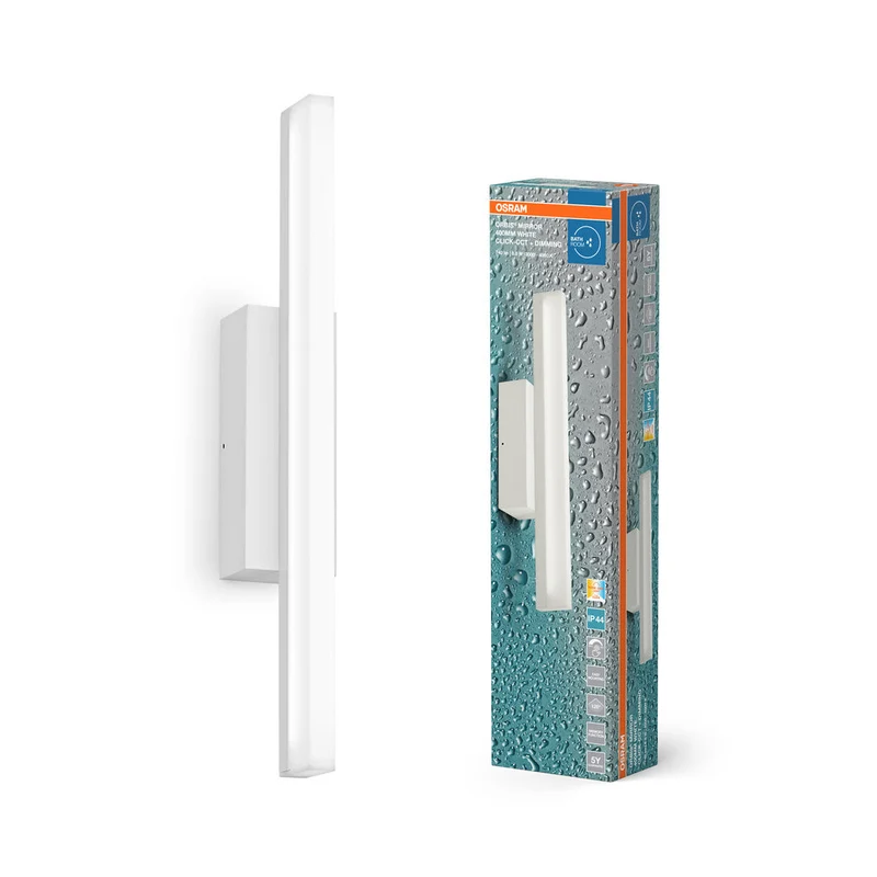 OSRAM Orbis Specchio Bagno, Lampada Specchio, Click-CCT, 6.8W, 40cm, bianco, IP44