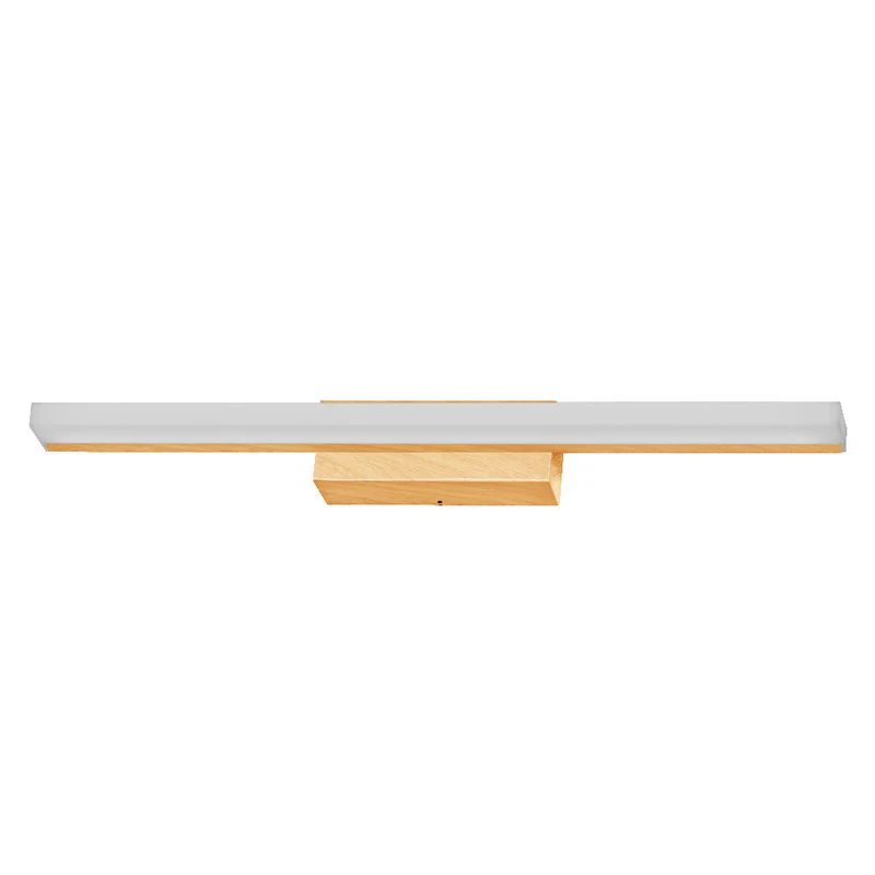 OSRAM Orbis Specchio Lampada da Specchio, Bagno, Click-CCT, 10W, 60cm, Decorazione in Legno, IP44