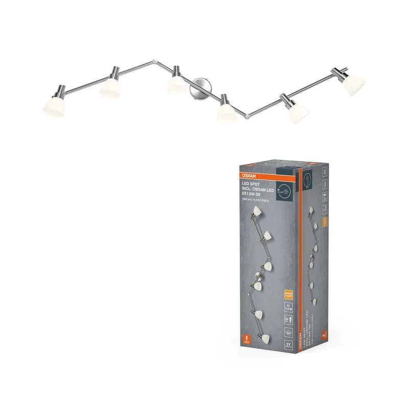 OSRAM LED SPOT G9 G9 6 x 1.9W, 1200 lm, 2700 K, Bianco caldo