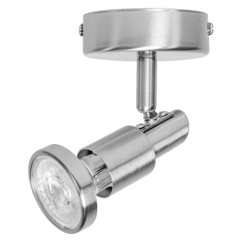 OSRAM LED SPOT ARGENTO SPAZZOLATO GU10 2.6W, 230 lm, 2700 K, Bianco caldo