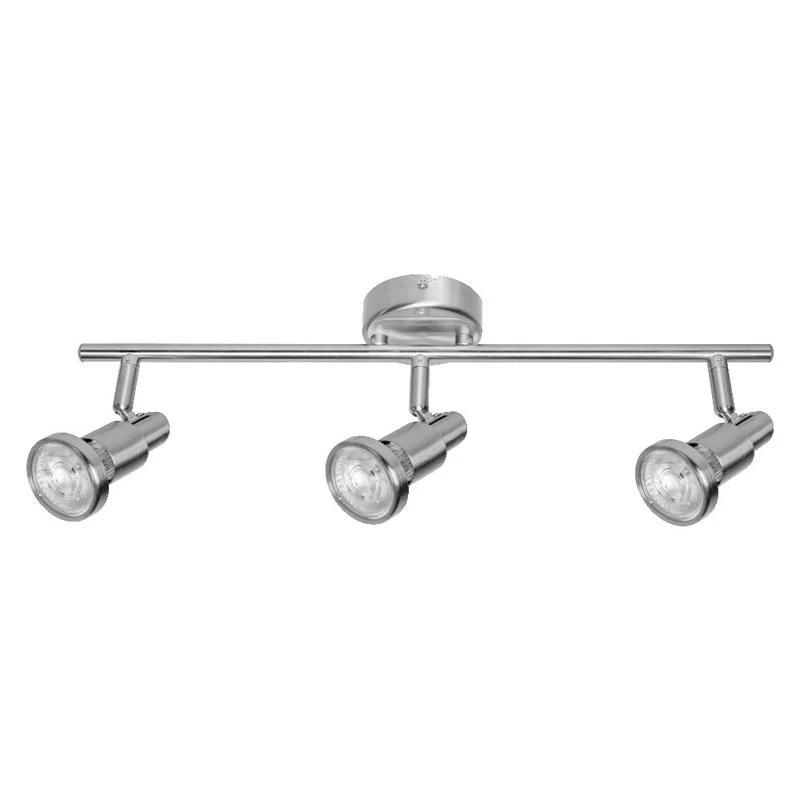 OSRAM LED SPOT ARGENTO SPAZZOLATO GU10 3 x 2.6W, 690 lm, 2700 K, Bianco caldo