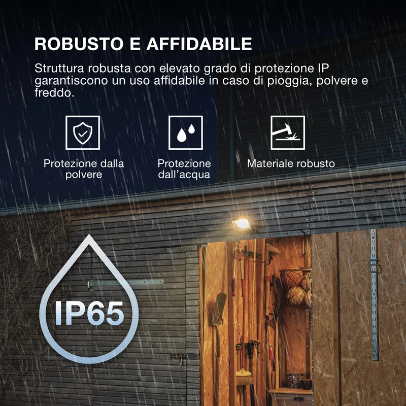 OSRAM Highbay Ufo lampada da soffitto, 130W, IP65, nero
