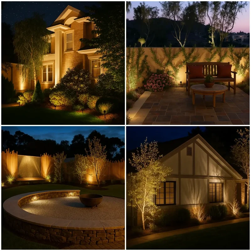 Solar Powered Garden Spotlight