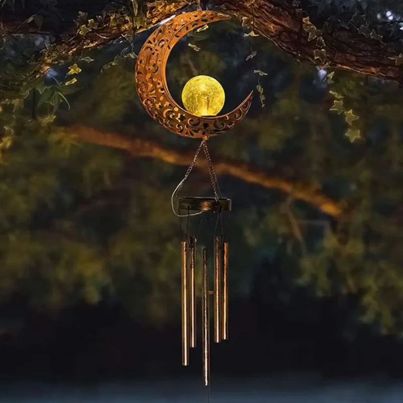 WhisperGlow™ Solar Wind Chime