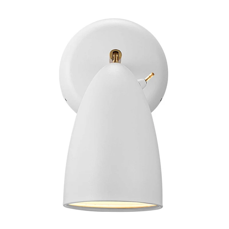 Nexus - Applique murale orientable en acier, style moderne