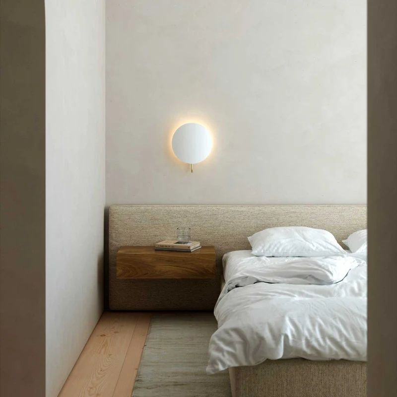 Spargo - Applique murale à éclairage indirect en acier, style moderne