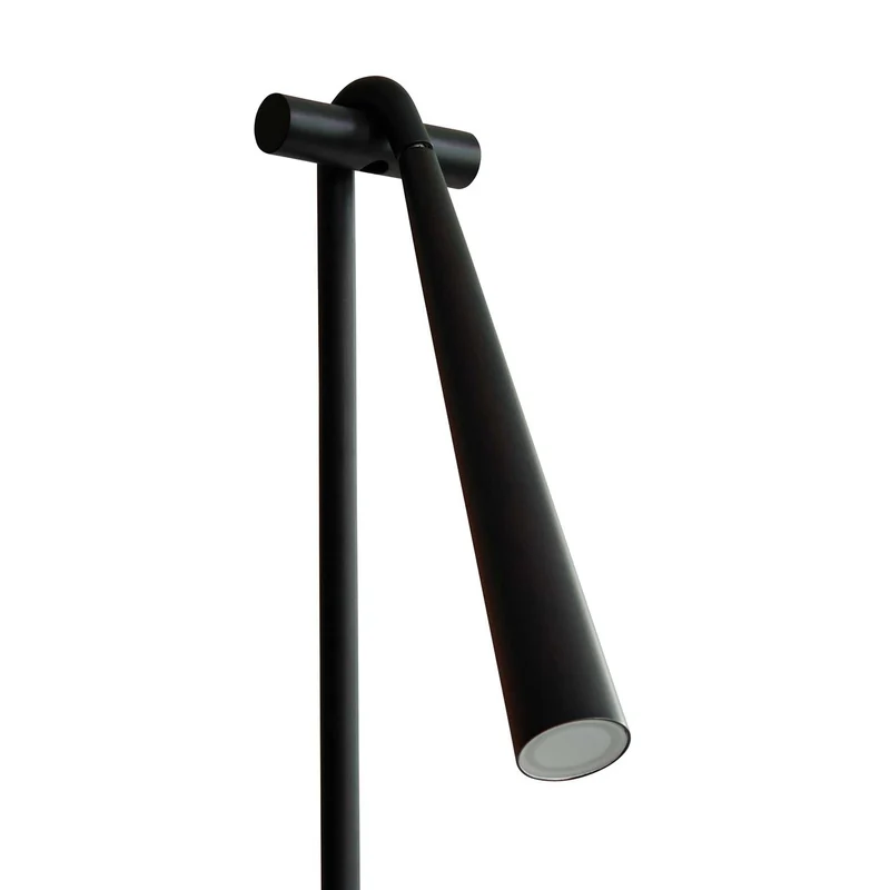 Snake - Lampadaire minimaliste en acier, hauteur 130 cm