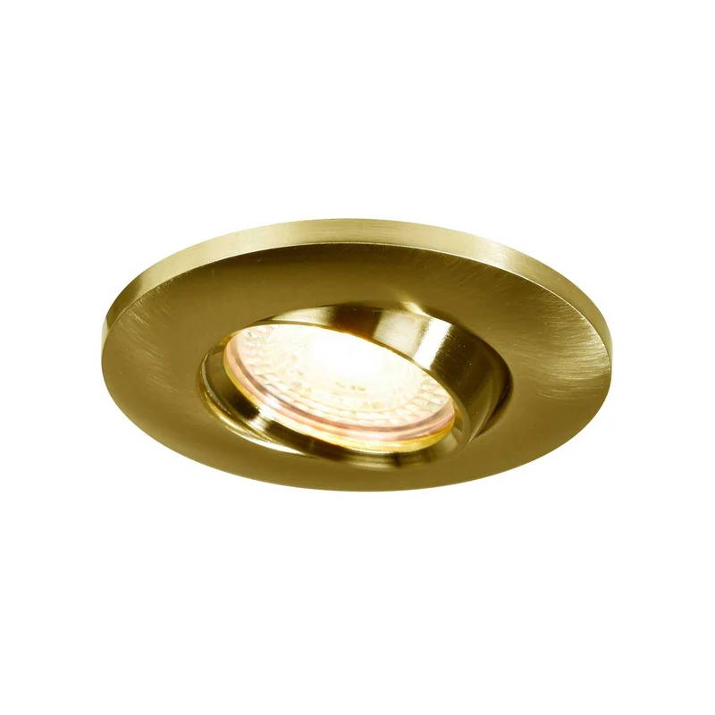 Umberto - Spot encastré orientable IP44 en acier, style moderne