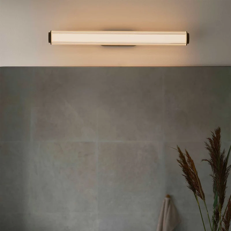 Virelle - Applique murale LED pour miroir IP44 en acier et plastique, style moderne