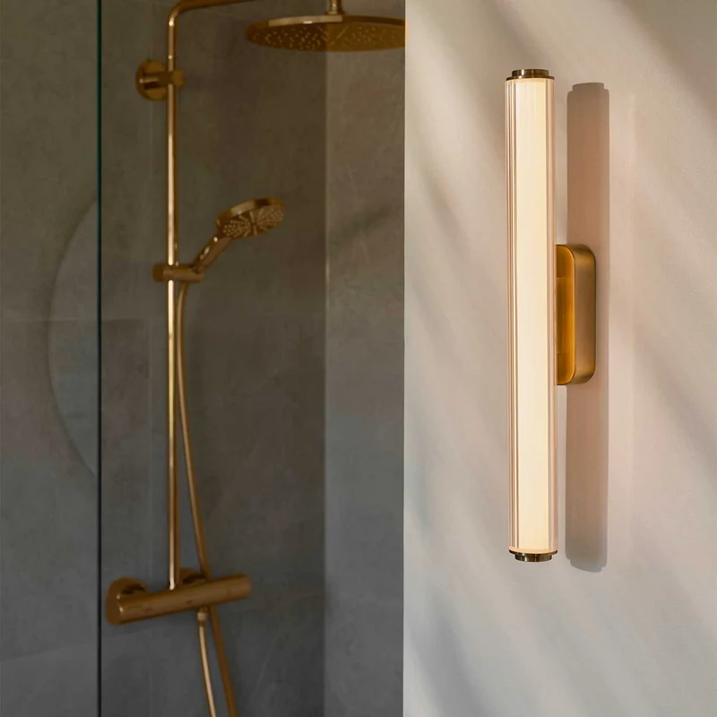 Virelle - Applique murale LED pour miroir IP44 en acier et plastique, style moderne