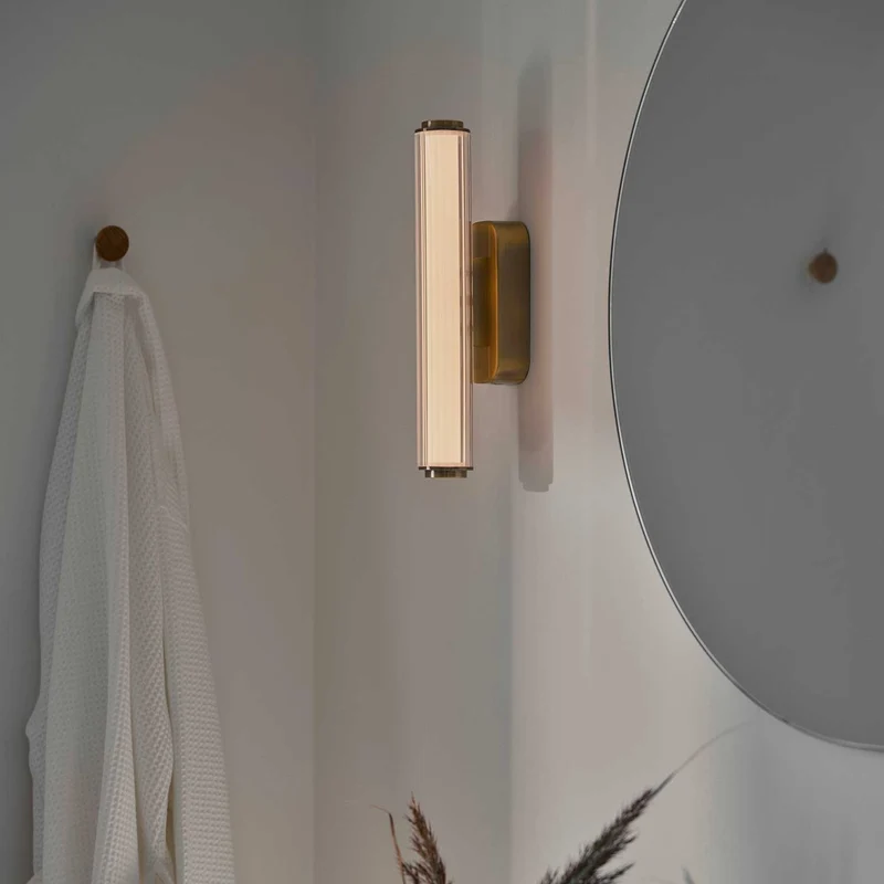Virelle - Applique murale LED pour miroir IP44 en acier et plastique, style moderne
