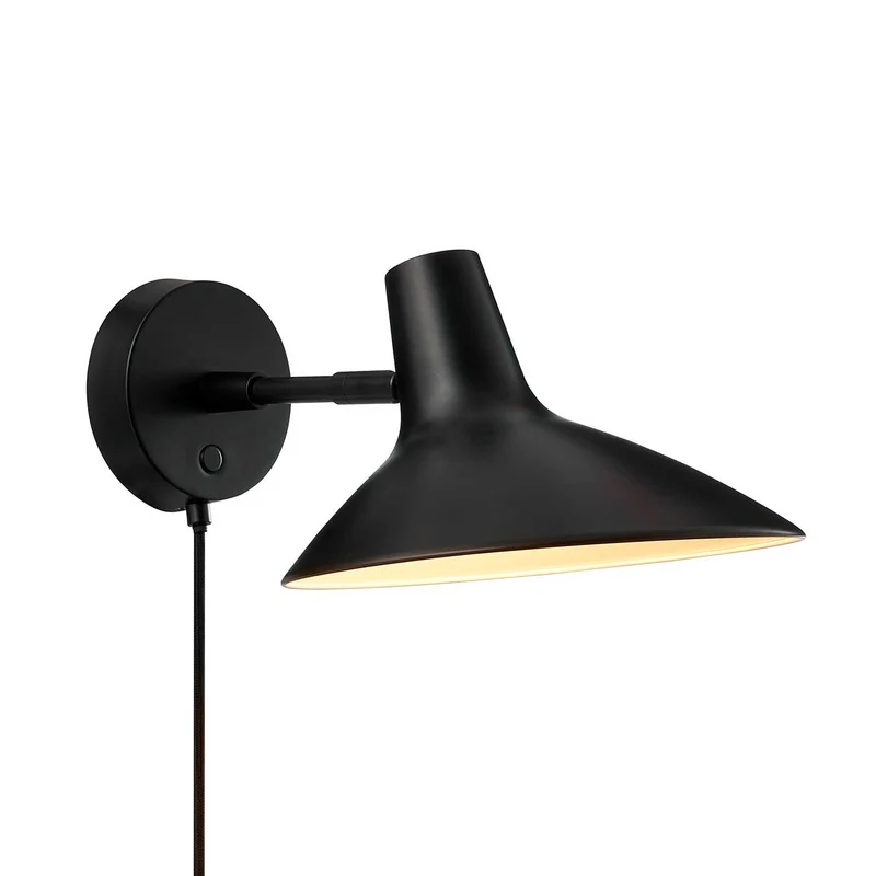 Darci - Applique murale compacte orientable en acier, style moderne