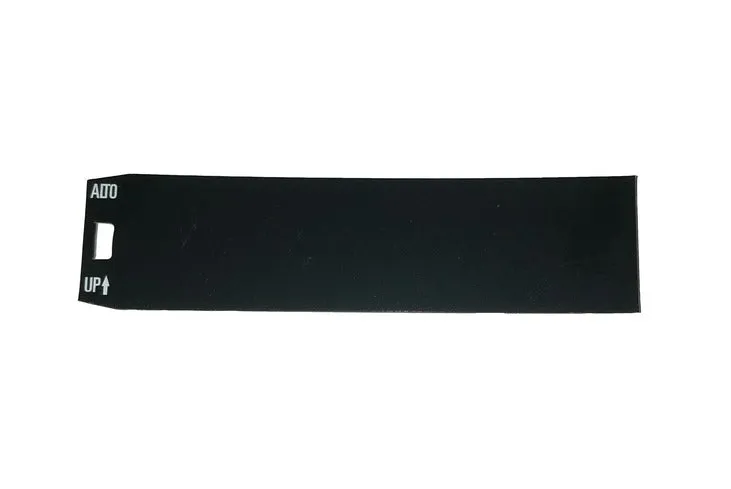 URMET 1168/100 - Set 10 cartellini portanome, Alpha, pulsante singolo nero