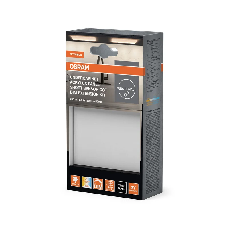 OSRAM Lampada sottopensile Acrylux Panel corta 2,5W CCT dimmerabile Espansione