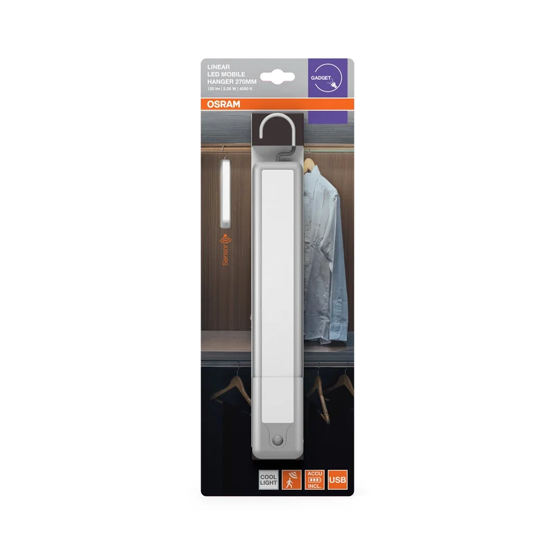 Lampada a sospensione mobile lineare OSRAM LED USB 270 mm Bianco