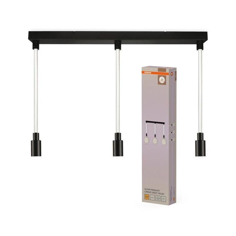 OSRAM DECOR Glow Lampada a sospensione lineare 3xE27 Select