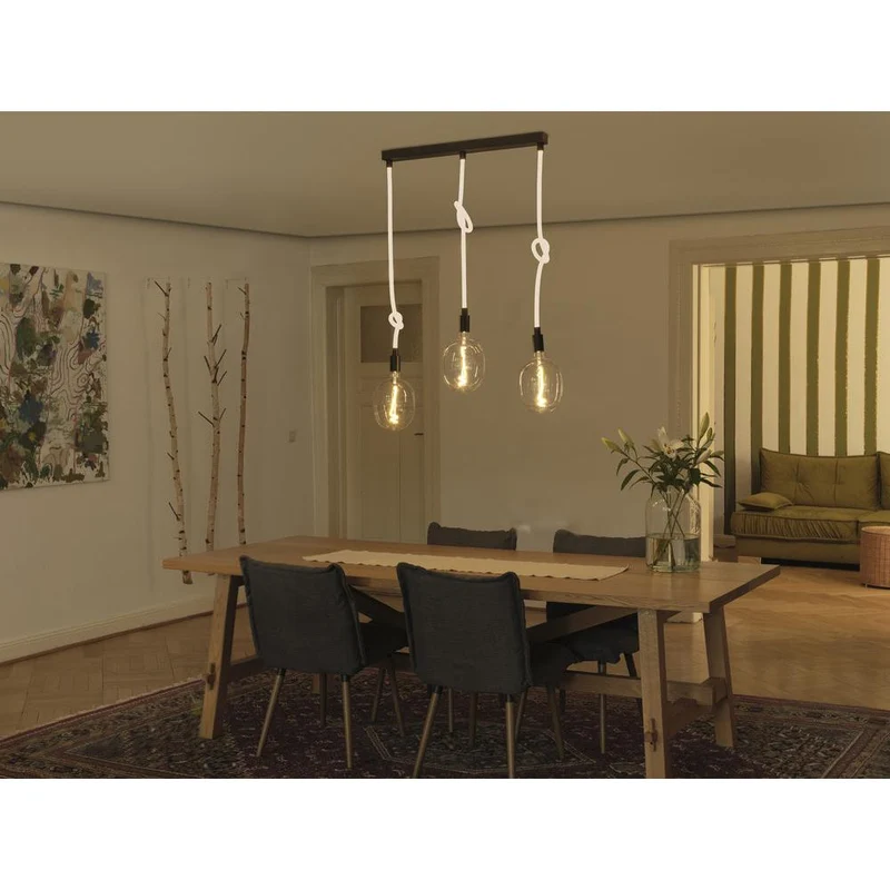 OSRAM DECOR Glow Lampada a sospensione lineare 3xE27 Select