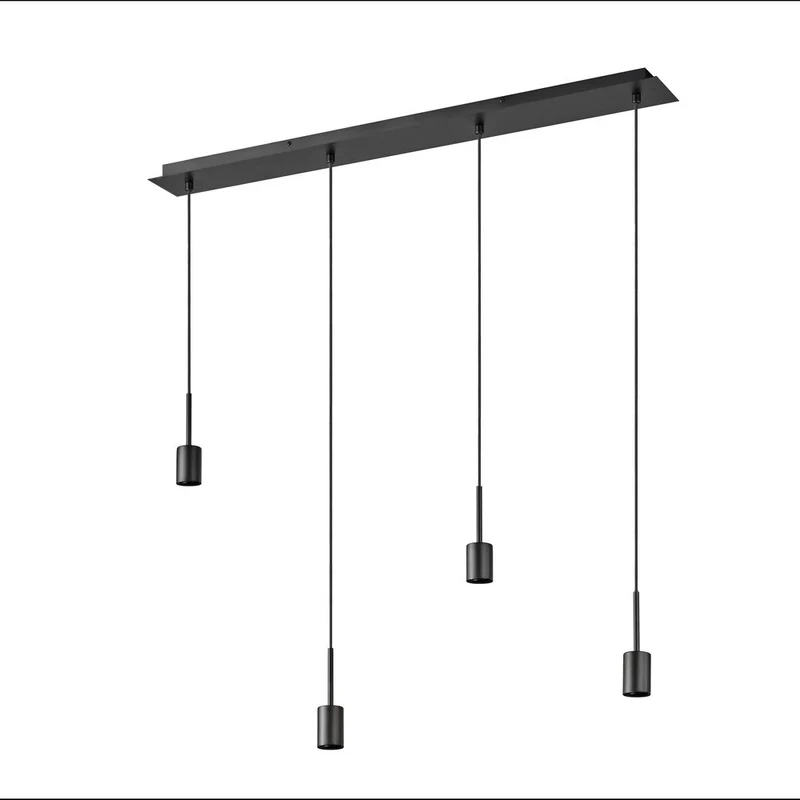 OSRAM DECOR Lampada a sospensione Needle Linear 4xE27, grigio scuro