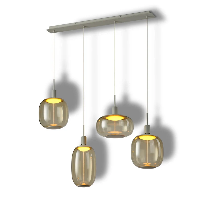 OSRAM DECOR Lampada a sospensione a ago lineare beige 4xE27