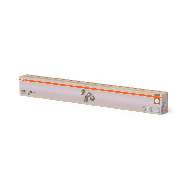 OSRAM DECOR Lampada a sospensione a ago lineare beige 4xE27