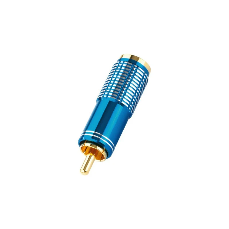 Monacor Spina Cinch blu RCA T-716G/BL