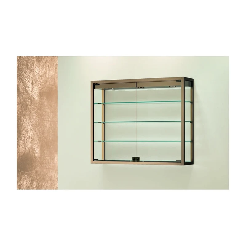 Casa Padrino Luxus Ladentheke 95 x 25 cm H. 80 cm mit 3 LED-Spots - Ladeneinrichtung - Boutique Möbel - Made in Italy