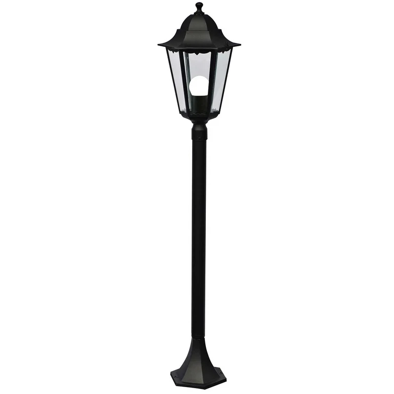 Cardiff - Lampadaire lanterne classique en acier, style baroque