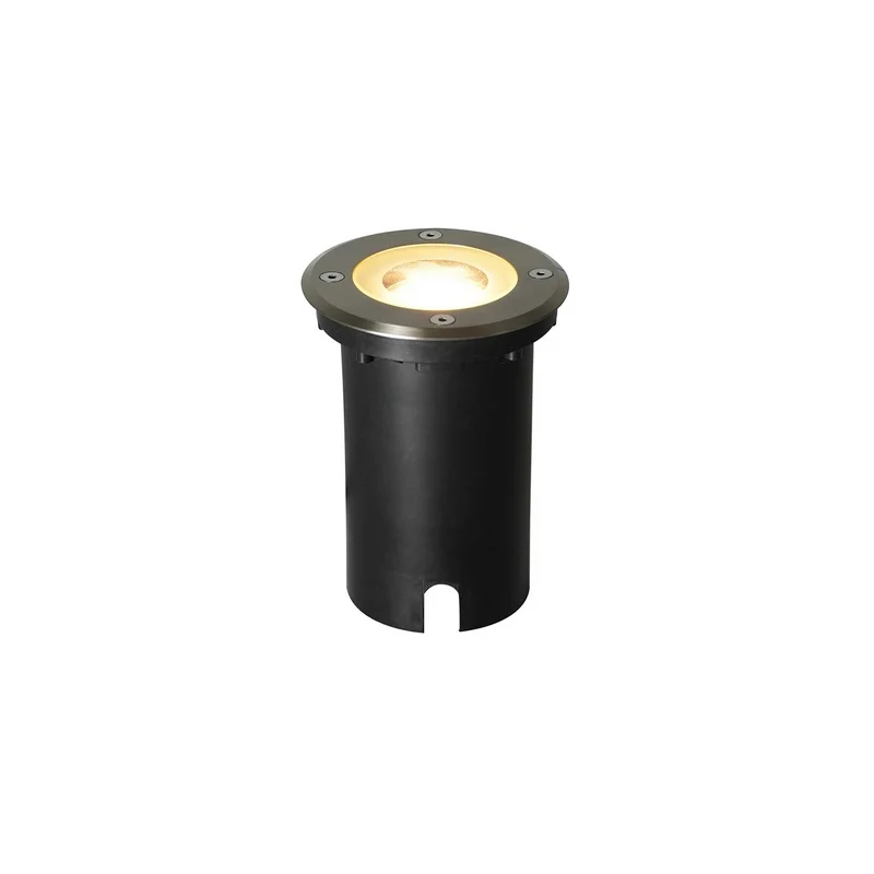 Andor - Spot encastré de sol rond IP67 en acier, style moderne