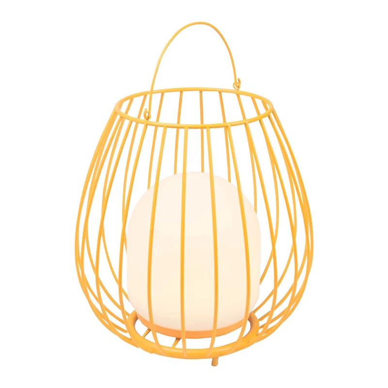 Jim - Lampe nomade LED à large anse en plastique, style contemporain