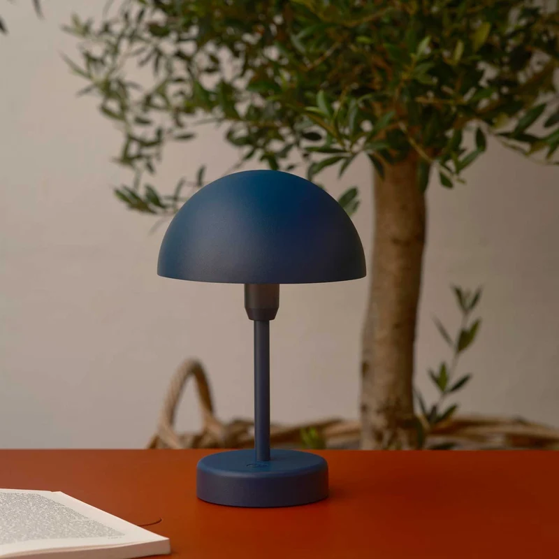 Ellen - Lampe nomade LED colorée en plastique, style contemporain